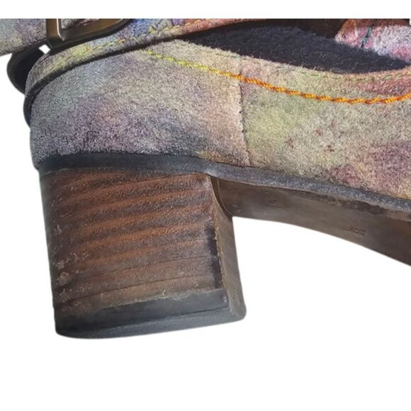 L'Artiste by Sprink Step Womens 36 Shazzam Leather Boot Navy Multi - Picture 13 of 16